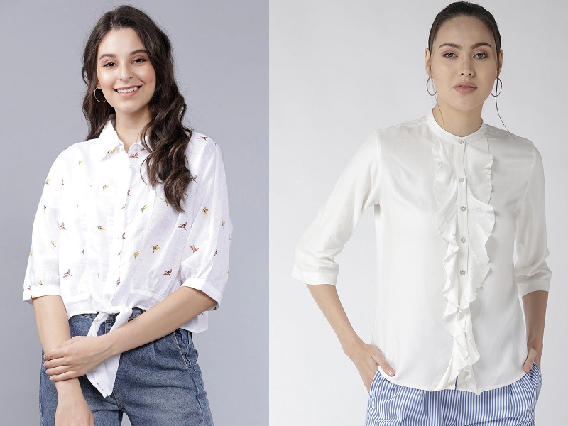 15 Trending Designs White Shirts For Womens In Fashion