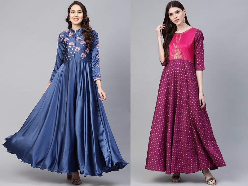 15 Trending Designs Of Silk Dresses For Stunning Look