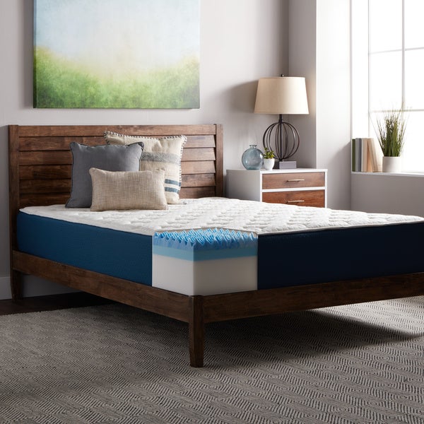 twin bed and mattress