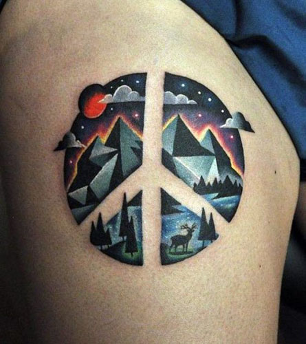 Best Peace Tattoo Designs 2