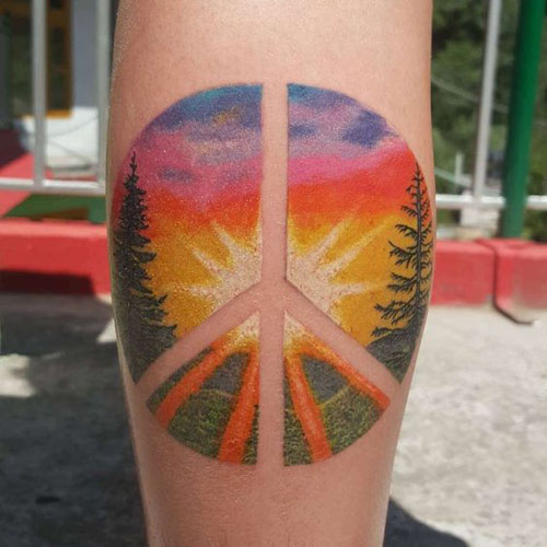 Best Peace Tattoo Designs 4