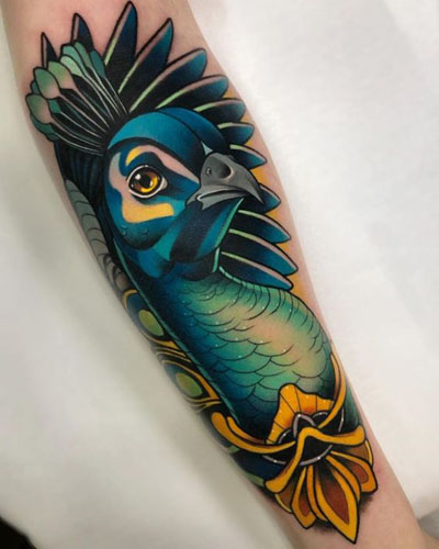 15 Best Peacock Tattoo Designs And Meanings | Styles At Life