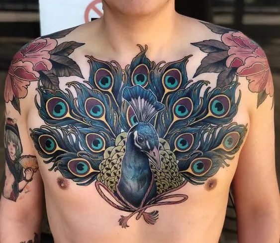 3D Temporary Tattoo Peacock Design Size 105x6CM  1PC 250  Amazonin  Beauty