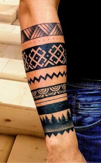 Aggregate 82+ forearm tattoo designs tribal latest