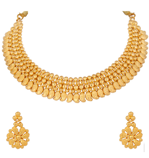 Flori Gold Necklace Design by PCJ