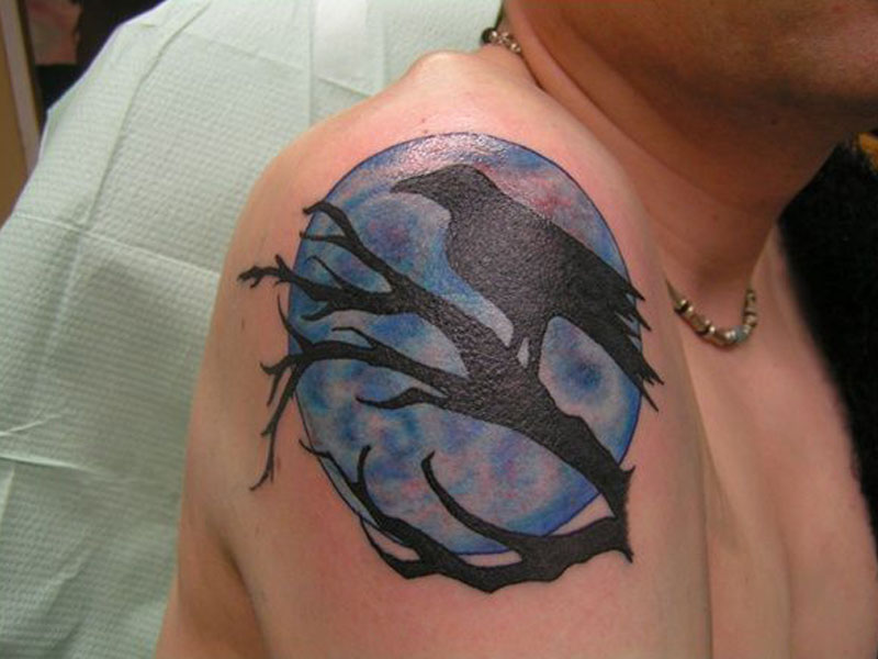 Full Moon Tattoo Pattern - Tattoo Ideas and Designs | Tattoos.ai