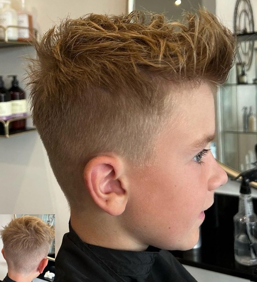 Kids Light Fade Hairstyles for Boys