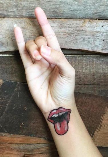 Mouth Tattoo Designs 8