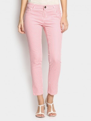 Pink Striped Trouser