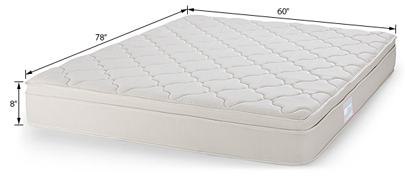 queen size bed with mattress