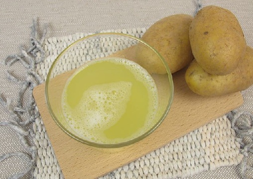 Potato Juice for Dark Circles