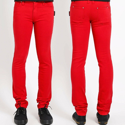 Red Skinny Trousers
