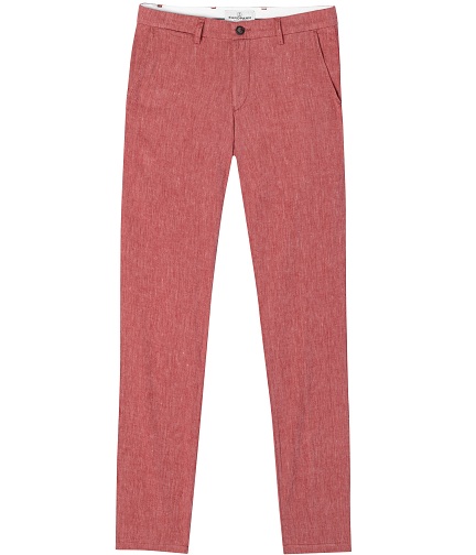 Red Linen Trousers