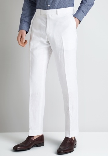 White Men Cotton Trouser-hangkhonggiare.com.vn