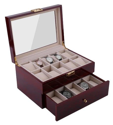 Wooden Watch Case Idea for 30th Marriage