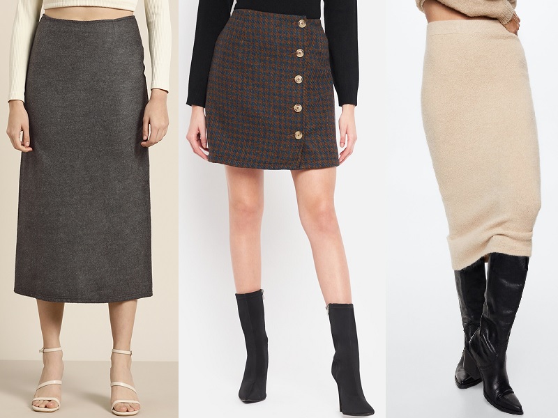 15 Trendy Wool Skirts Collection Try These Designs In Winter