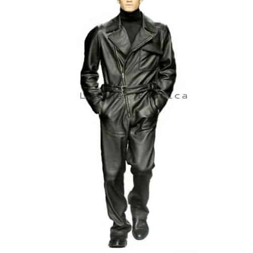 All New Leather Men’s Jumpsuit