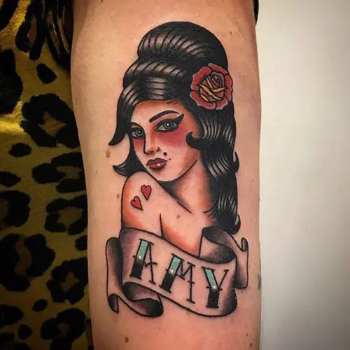 Amy Winehouses Lightning Bolt Wrist Tattoo  Steal Her Style