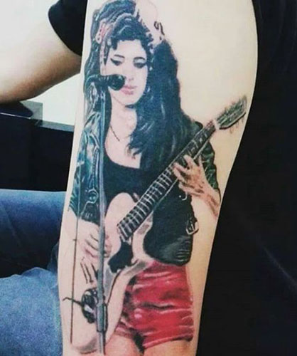 Amy Winehouse Tattoo Designs 3