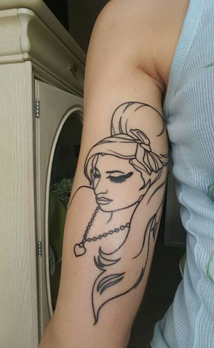 Amy Winehouse Tattoo Designs 4