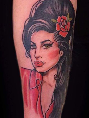 Amy Winehouse Tattoo Designs 6