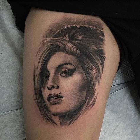 Amy Winehouse Tattoo Designs 7