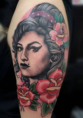 Amy Winehouse Tattoo Designs 9