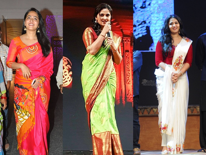 Anushka Shetty in Saree - 15 All-Time Beautiful Looks! | Styles At Life