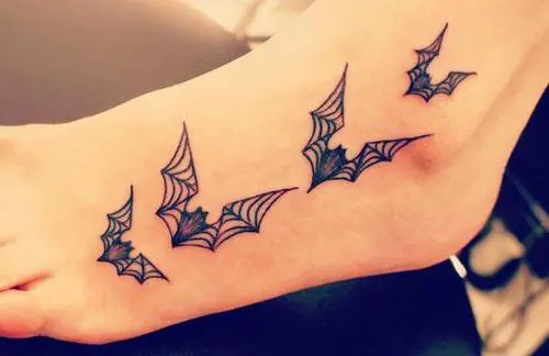 The Tattoo Society  Cute little bat for Chloe on the shin by Haileii  Ballas TattoosArts   Facebook