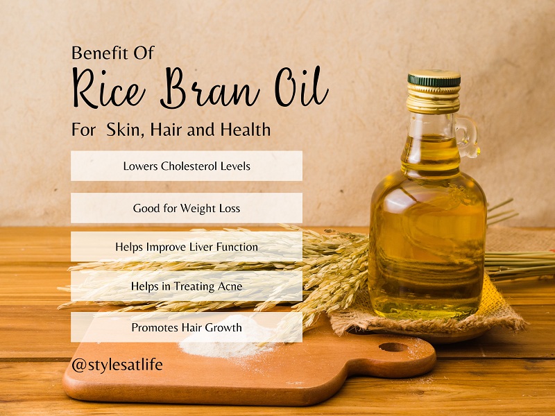 Benefits Of Rice Bran Oil For Skin, Hair And Health