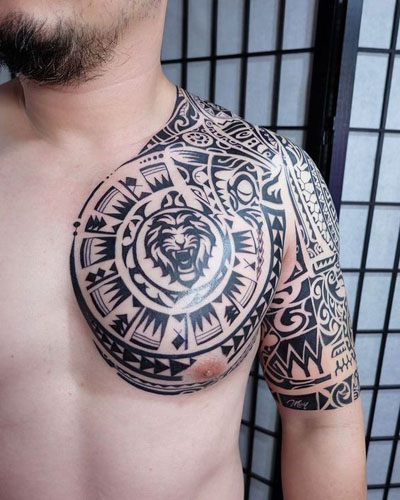 Aggregate 69+ aztec tattoos on chest latest - thtantai2
