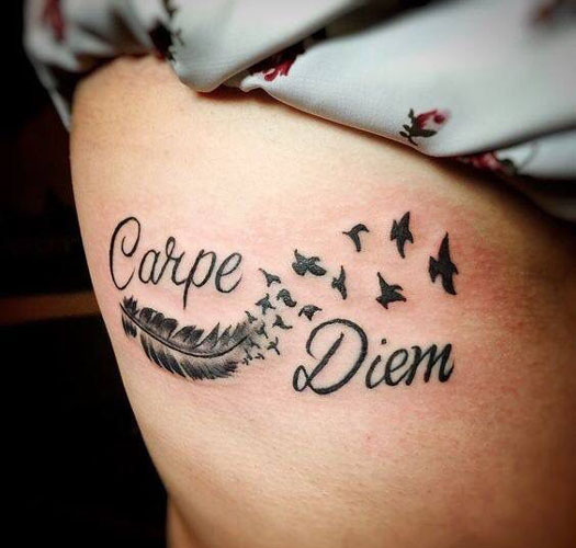 Best Carpe Diem Tattoo Designs 3