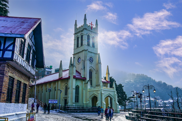 Christ Church Is Located In Shimla