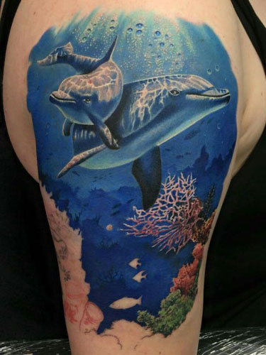 Dolphin Tattoo Designs 1