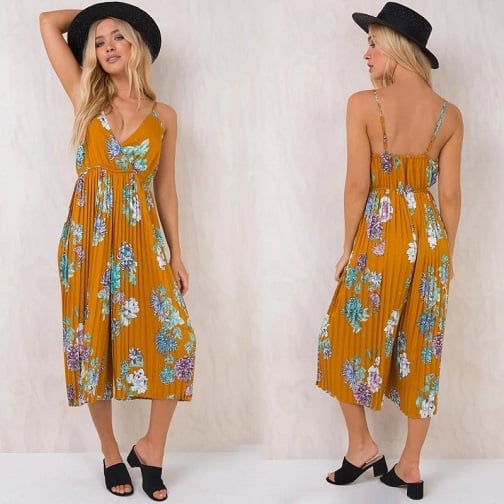 Floral Summer Jumpsuits For A Bright Day