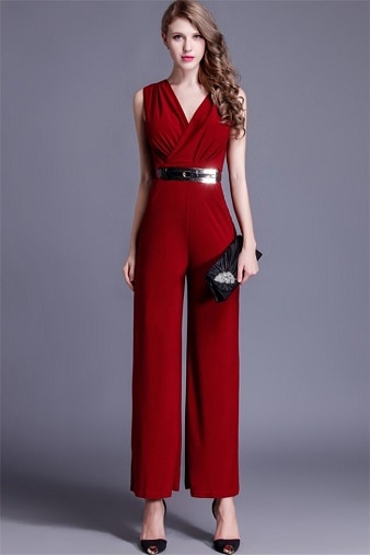 Formal and Stylish Evening Jumpsuit