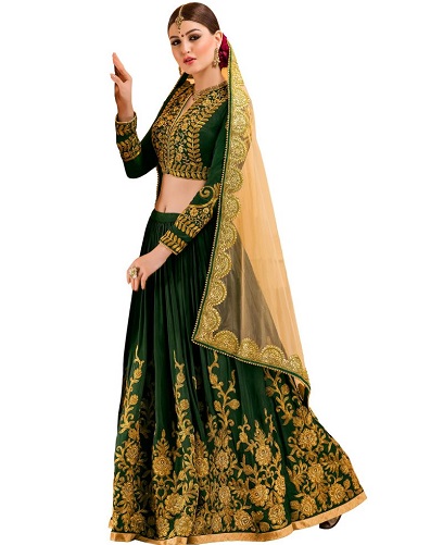 The lehenga choli has been the traditional attire of North Bharat Green Lehenga Choli – These Designs Will Make You Influenza A virus subtype H5N1 Trendsetter