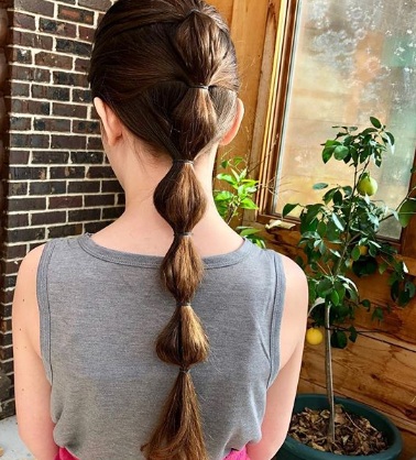 Ponytail for Young School Girls