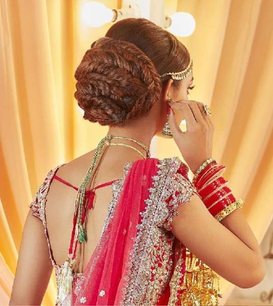 Hairstyle for Karwachauth festival