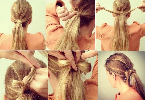 Ponytail Bow Hairstyle 1
