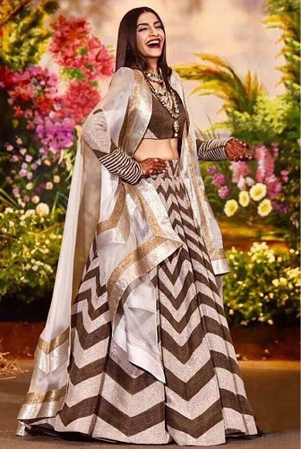 Astha Bridal satin silk Latest New Designer Printed Lehenga Choli