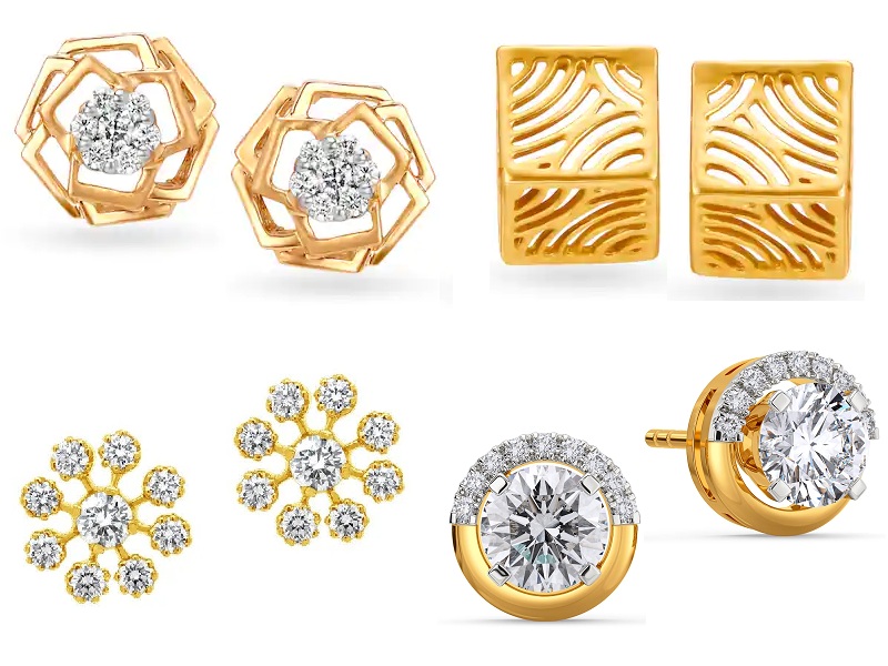 Stud Earrings Designs 15 Modern And Beautiful Collection