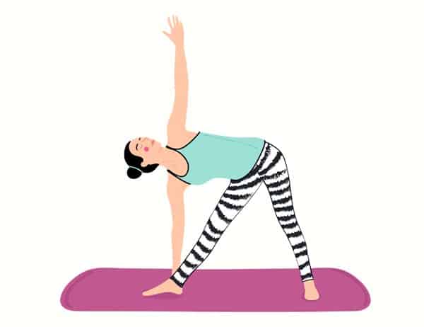Triangle Pose For Weight Loss