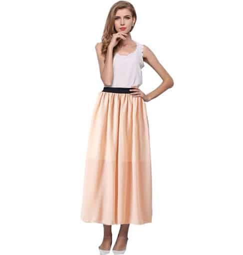 Trendy plain summer skirts