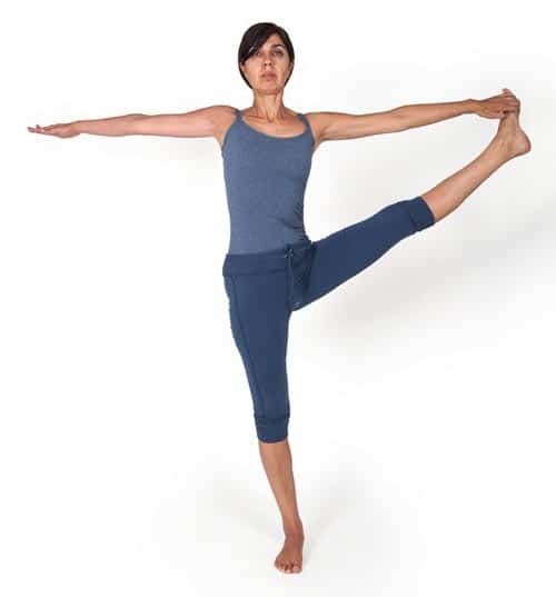 Extended Hand-To-Big-Toe Pose To Lose Weight