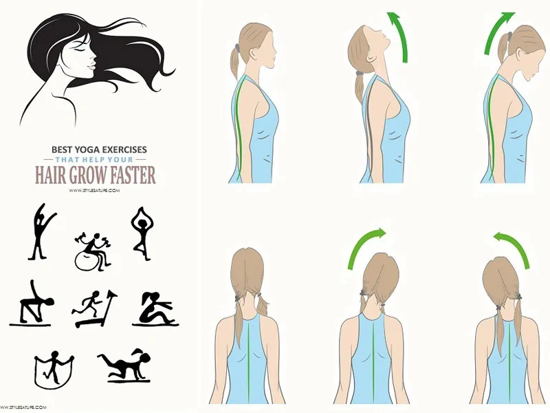 18 Simple & Best Exercises For Hair Growth Faster At Home
