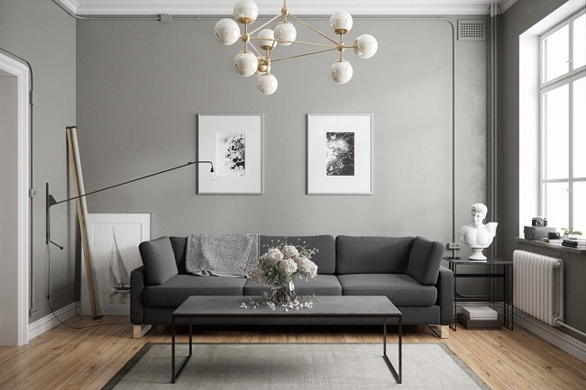 Grey Color Scheme Living Room