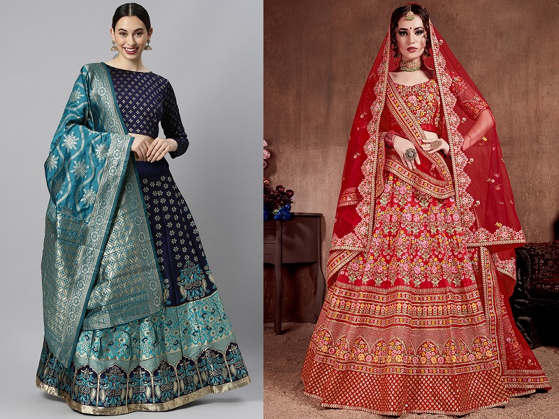 15 Stunning Silk Lehenga Choli Designs For All Occasions