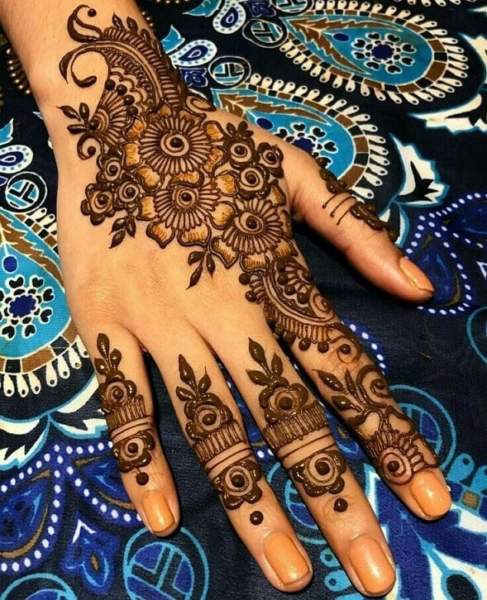 Latest Collection of hand mehndi 