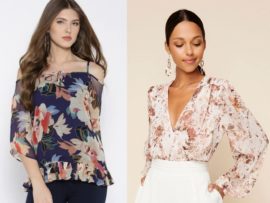 Floral Tops for Women – 9 Pretty Designs of Trending Look